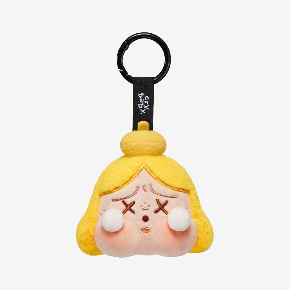 POP MART Blindbox Crybaby Cheer Up Baby Series Plush Bag Charm - Yellow NWOT✨